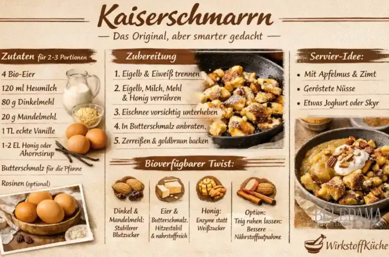 Rezept Kaiserschmarrn mit Wirkung und Tradition