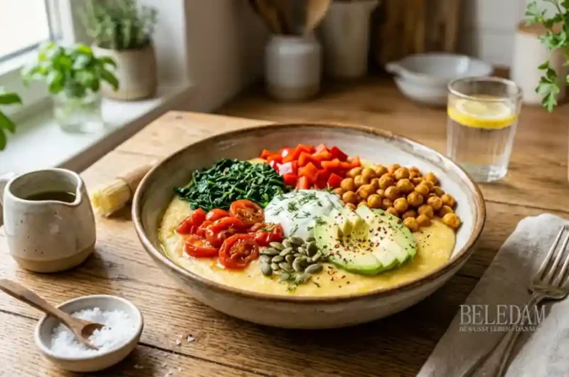 Rezept Polenta Bio-Bowl mit maximaler Bioverfügbarkeit