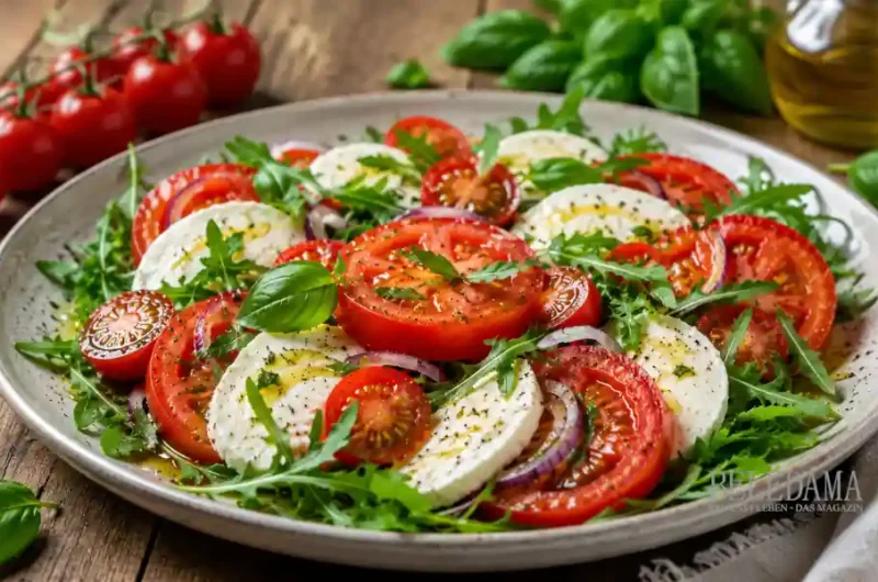 Rezept Caprese-Salat: Mediterrane Frische mit Wirkung