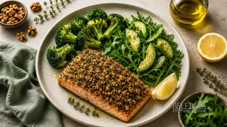 Lachs mit Walnuss