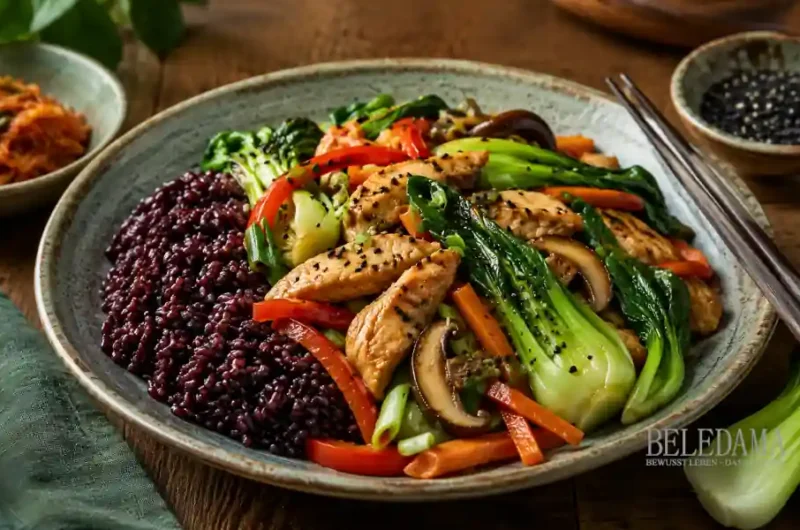 Rezept Pak Choi Hähnchen-Pfanne für Zell-Power