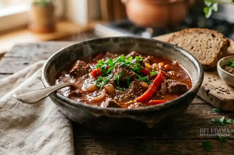 Rezept Wohlfühl-Gulasch - Herzhaft für innere Kraft