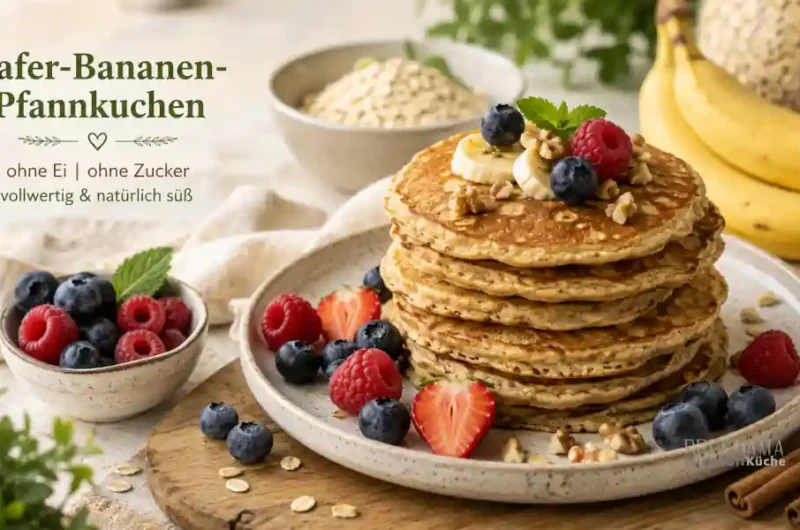 Rezept Hafer-Bananen-Pfannkuchen – Natürlich süß und nährstoffreich