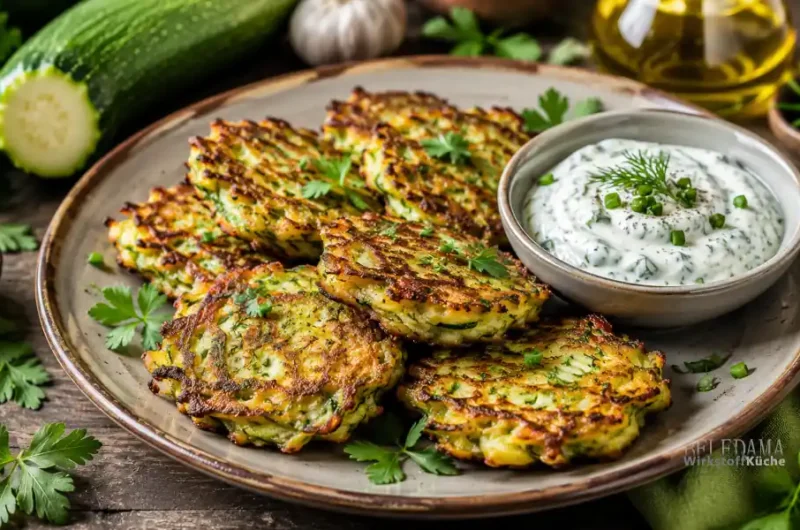 Rezept Kräuter-Zucchini-Puffer aus der WirkstoffKüche