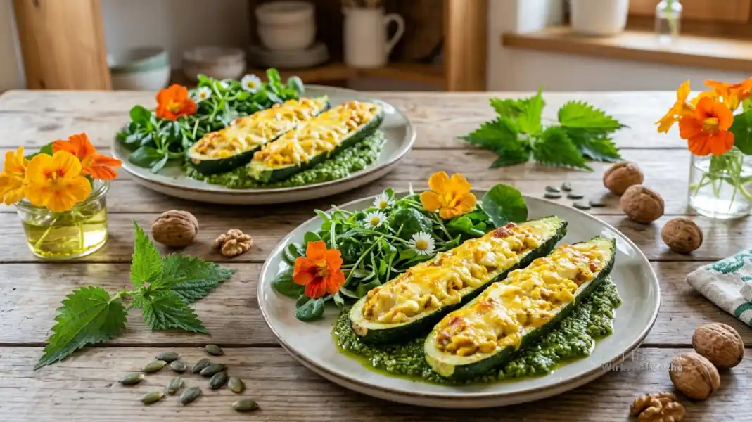 Zucchini-Schiffchen